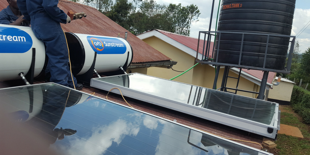 BWA_Solar Solar Hot Water Heating System in Kenya
