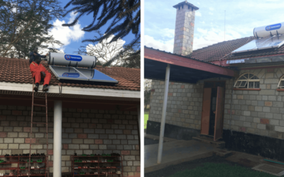 Solar Hot Water Heater System Installed at Lewa Children’s Home