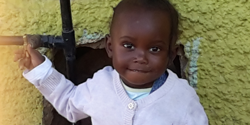Little girl at Zambia orphanage