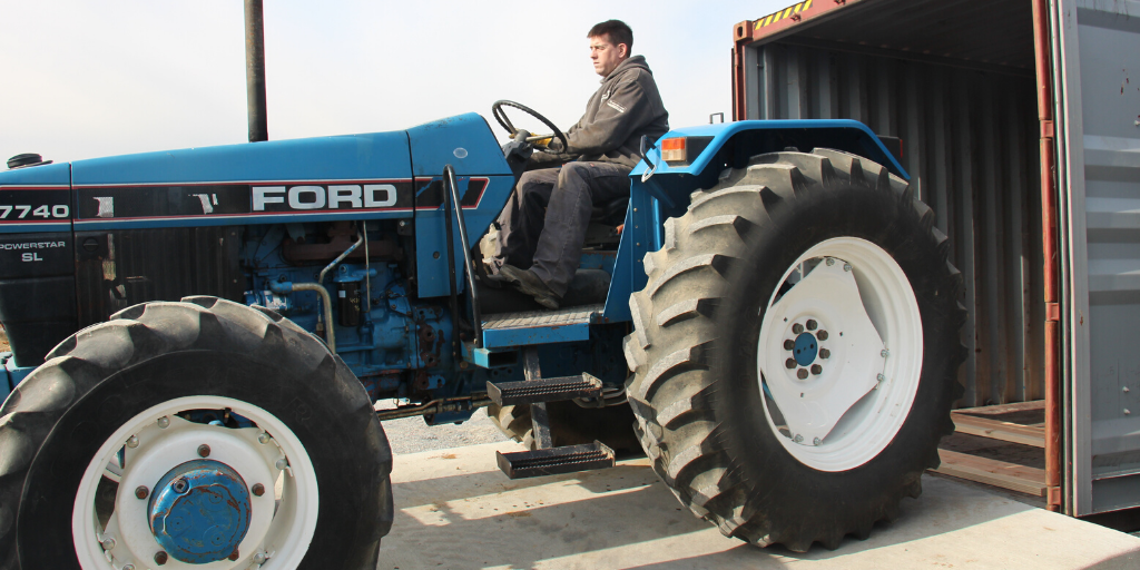 Tractor for Sierra Leone Tractor donated to farmers in Sierra Leone