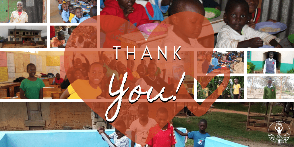 Thank You: For many years you have lived by Proverbs 19:17 to give hope to thousands of orphaned children throughout Africa!