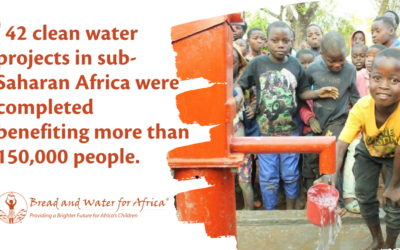 Bread and Water for Africa® Provided Clean Water for 150,000+ Individuals This Year
