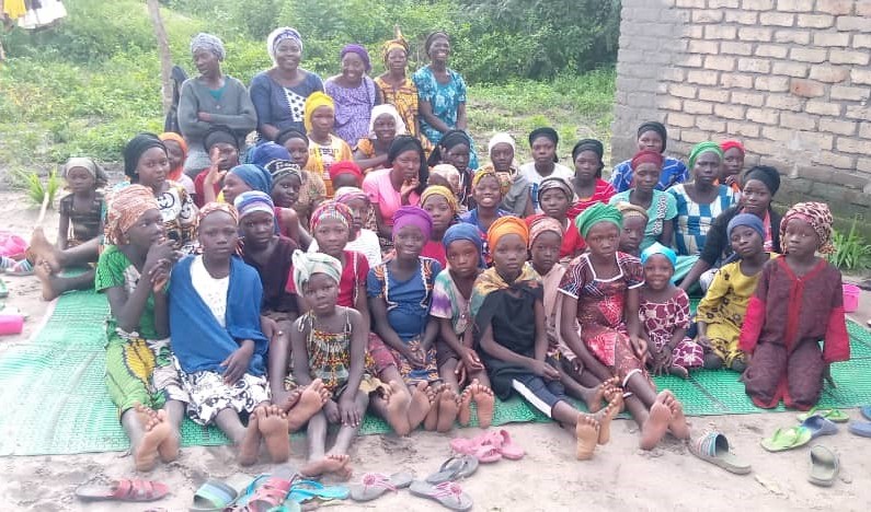 Some of the 287 children in Chad whose school fees are paid for by the generous supporters of our education program.
