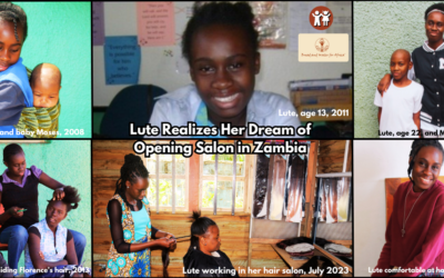 Lute: Ready to Take the ‘Next Step Forward’ into Adulthood with Opening of Hair Salon in Zambia