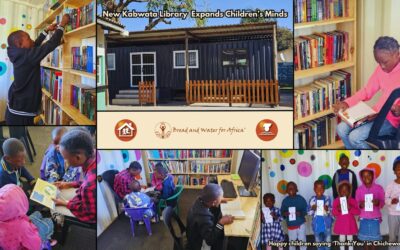 From Disused Shipping Containers, a Library and Computer Lab is Constructed for Orphaned Children in Zambia Thanks to the Supporters of Bread and Water for Africa®