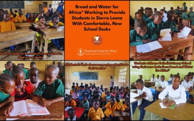 School Desks Lacking for Thousands of Students in Sierra Leone: Bread and Water for Africa® is Working to Address This Critical Education Issue