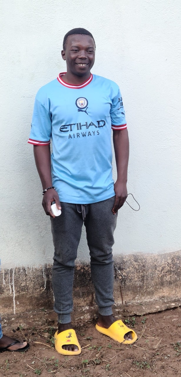 Akashinga, a young Lerato Children’s Village man, smiles after overcoming challenges