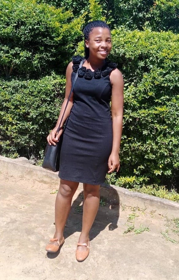 Tariro, a young woman in Zimbabwe