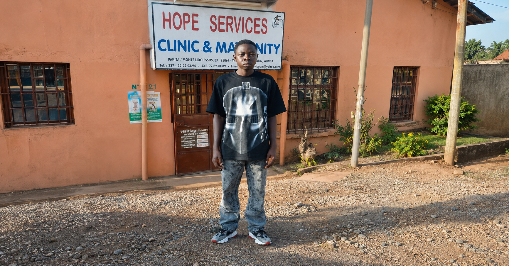 Joel Riallah, a university student from Chad, supported through the Chad School Support Program